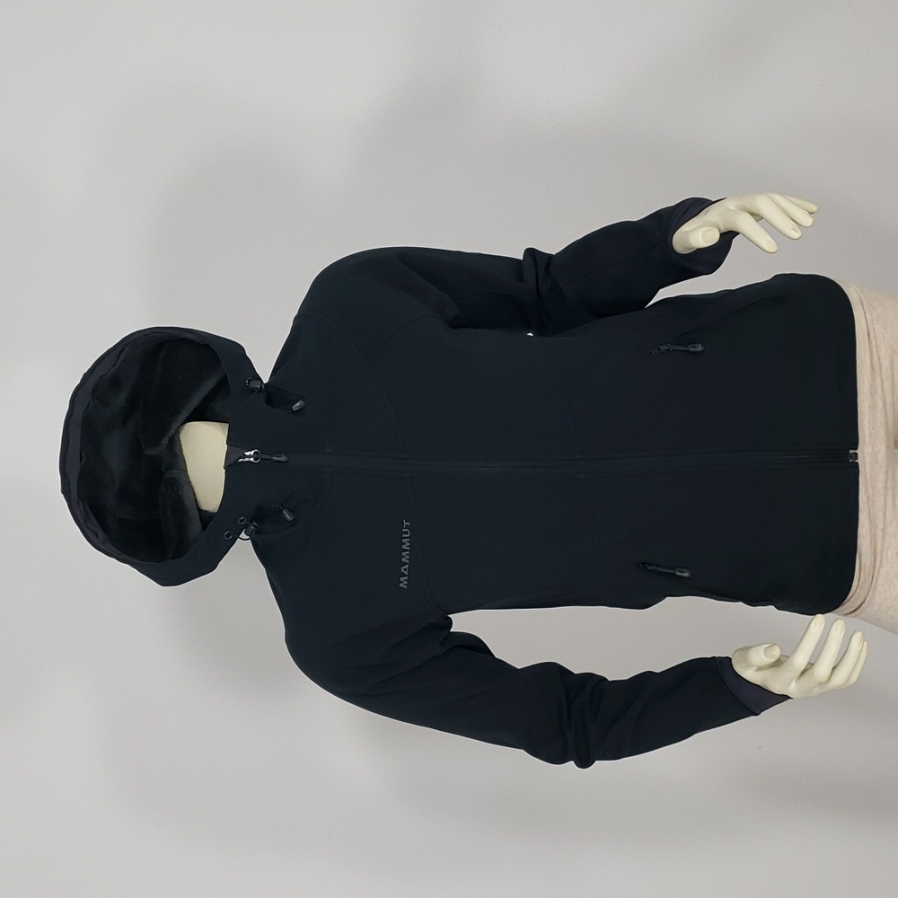 Mammut Luahna Softech Black Soft Shell Fleece Lin… - image 1